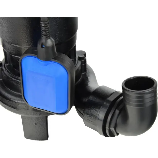 Heidmann Efficiënte waterpomp met krachtige versnijders - 20.000 l/u - 3150W - gietijzeren behuizing