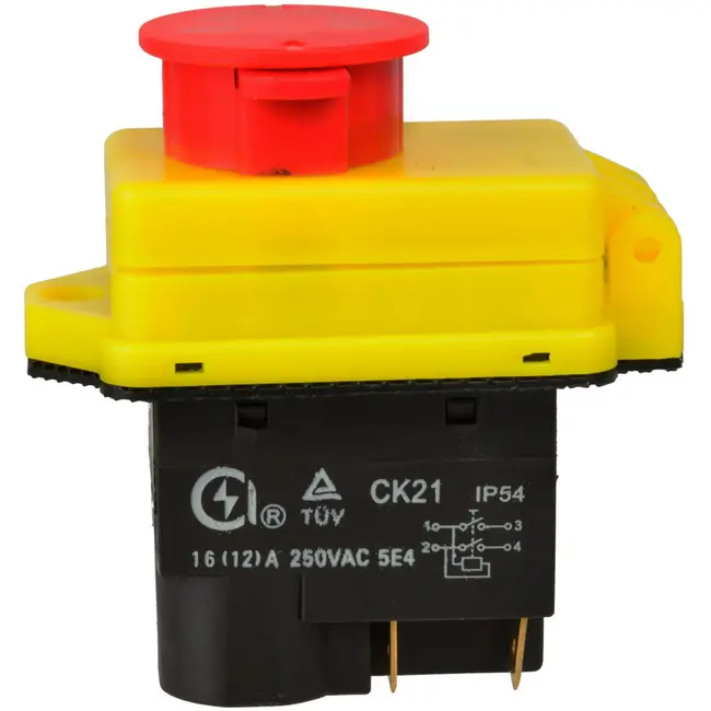 GEKO Veiligheidsschakelaar voor zelfaanzuigende oliepomp - 230V - IP54 - Stofdicht en Spatwaterbestendig