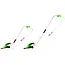 GEKO Draadloze grasschaar met 2 messen en ergonomische greep - 120 mm - Inclusief oplader en steel