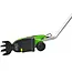 GEKO Draadloze grasschaar met 2 messen en ergonomische greep - 120 mm - Inclusief oplader en steel
