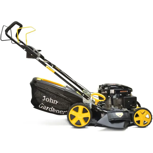 John Gardener Zelfrijdende grasmaaier - 51 cm snijbreedte - 7 hoogtestanden - 196cc motor - Grote achterwielen