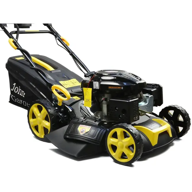 GEKO Zelfrijdende grasmaaier - Elektronische start - 51 cm maaibreedte - 7 hoogtestanden - Grote achterwielen