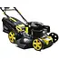 GEKO Zelfrijdende grasmaaier - Elektronische start - 51 cm maaibreedte - 7 hoogtestanden - Grote achterwielen