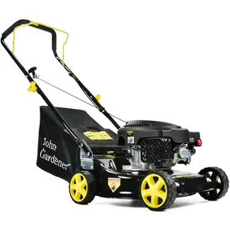 John Gardener Grasmaaier - Metalen Behuizing - 40 cm - 3 Hoogtestanden - Compact en Lichtgewicht