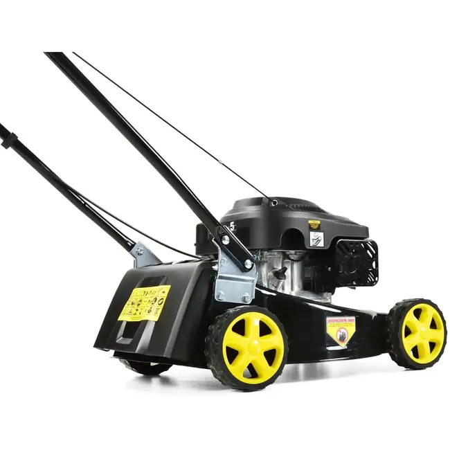 GEKO Grasmaaier - Metalen Behuizing - 40 cm - 3 Hoogtestanden - Compact en Lichtgewicht