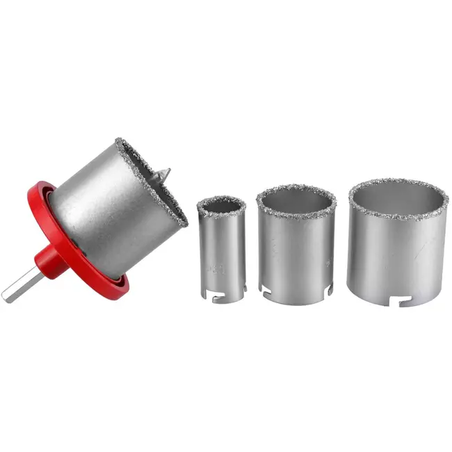 Keltin Tungsten carbide gatenzaagset - 4-delig - 33-73 mm