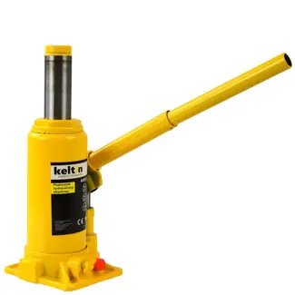 Keltin Hydraulische fleskrik - 5 ton - Duurzaam staal - Roestbestendige afwerking