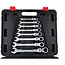 Keltin Reversible ratelsleutelset - 8-32 mm - 13-delig - Chroom-Vanadium - Elliptisch ontwerp