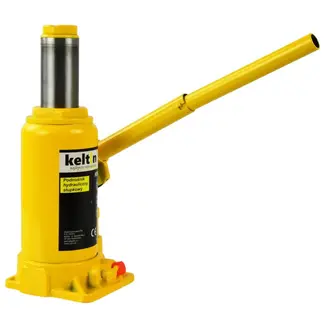 Keltin Hydraulische fleskrik - 12 ton - Duurzaam staal - Roestbestendige afwerking