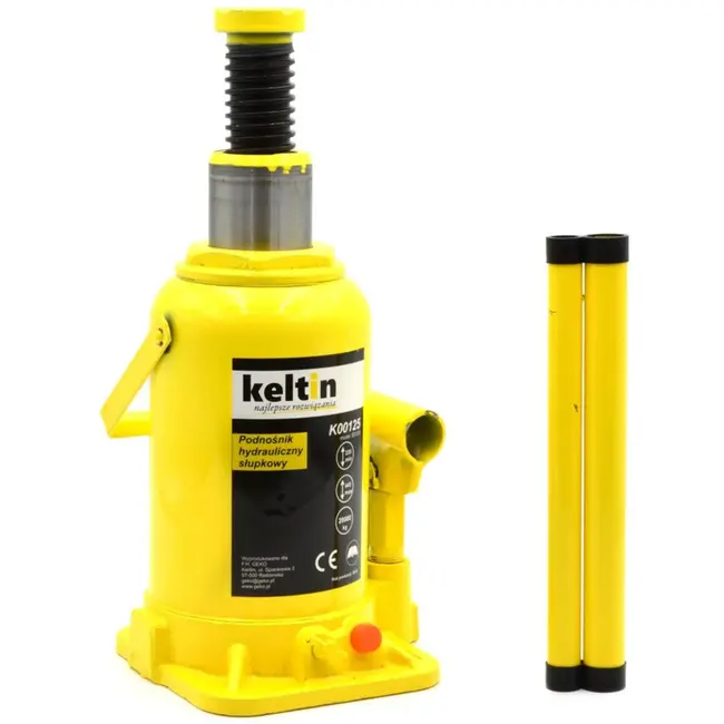 Keltin Hydraulische fleskrik - 20 ton - Compact en robuust ontwerp