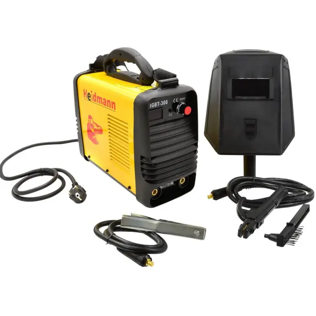Heidmann Welding inverter - 300A - IGBT technologie - LCD display - 230V - Fan gekoeld
