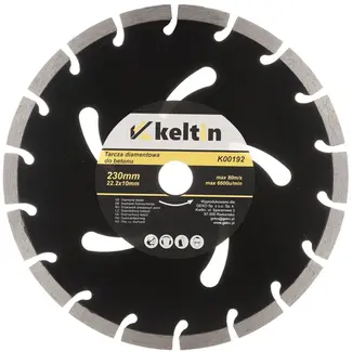 Keltin Diamantschijf - Segment - 230 mm - Zwart - Beton en Steen