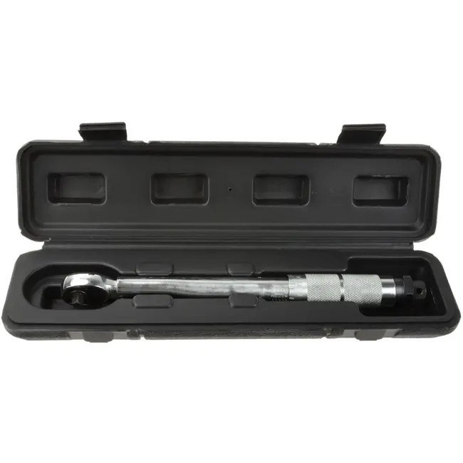 GEKO Draaimomentsleutel - 5-25 Nm - Reversibele ratelkop - 280 mm - Inclusief opbergkoffer