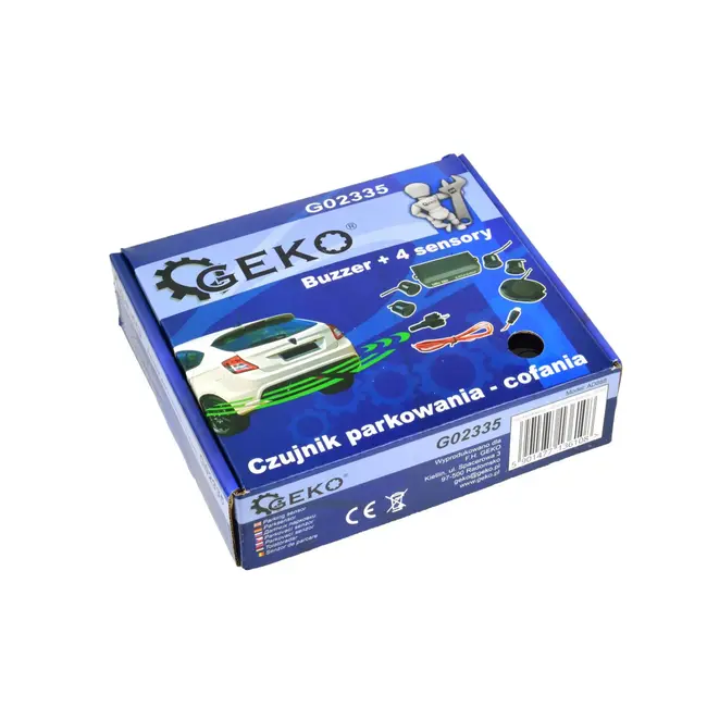 GEKO Parkeersensor Systeem - 4 Ultrasone Sensoren - Buzzer Waarschuwing - Universeel
