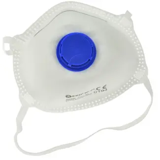 GEKO Stofmasker FFP1 met ventiel - Ergonomisch - 15 stuks - Niet herbruikbaar