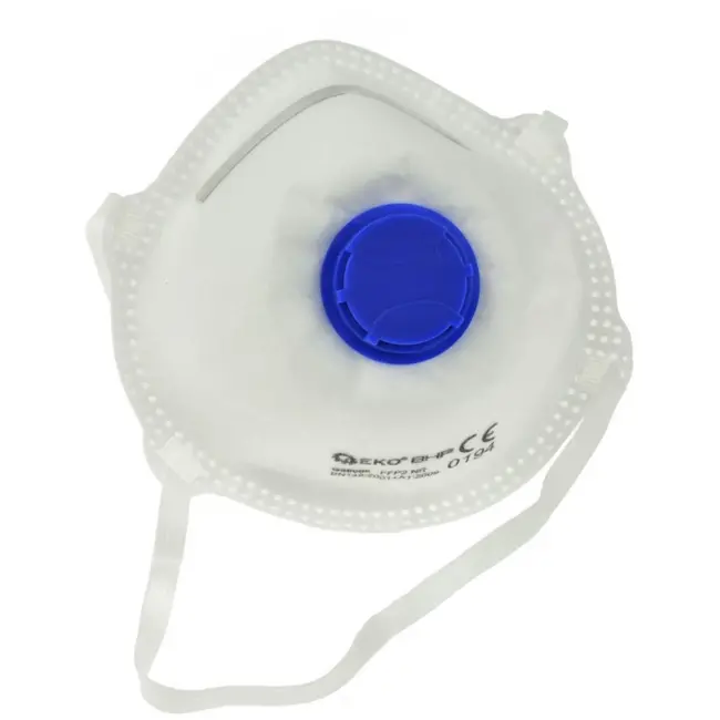 GEKO Stofmasker FFP2 - Ventiel - Ergonomische pasvorm - 10 stuks - Niet herbruikbaar