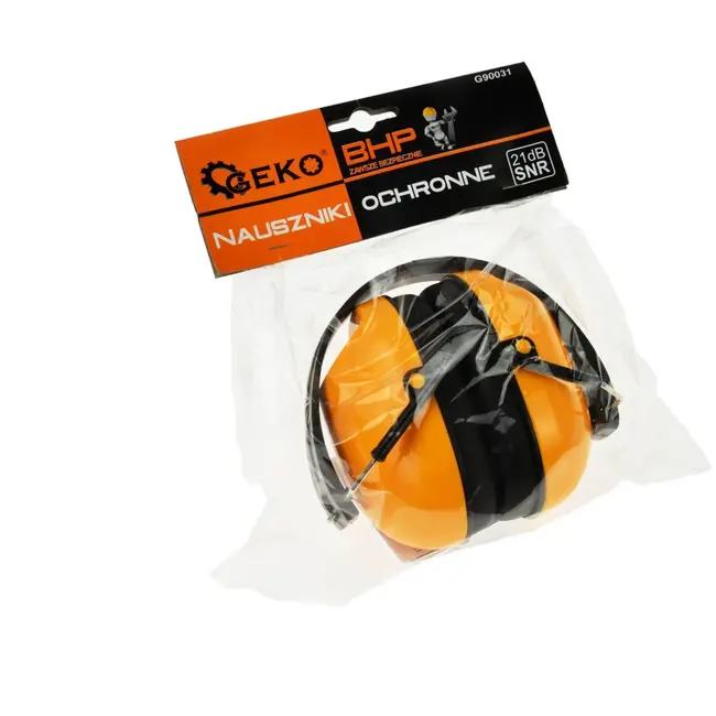 GEKO Oorkappen - Geluiddemping 21dB - Lichtgewicht en Opvouwbaar - Verstelbare Hoofdband - Comfortabele Pasvorm