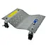 GEKO Set van 2 voertuigtransportdollies - 680 kg capaciteit - Stalen constructie - Zwenkwielen met rem