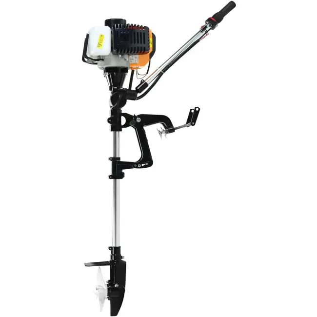 GEKO Buitenboordmotor - Aluminium Propeller - 360° Draaibare Handgreep - 52cc - Handmatige Start