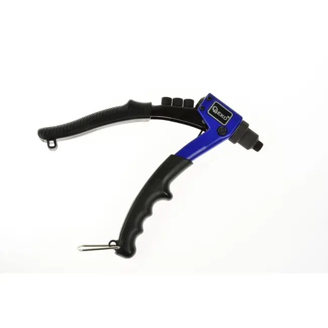 GEKO Handpopnageltang - Compact - Comfortabele Grip - 2.4-4.8mm - Chroom-Molybdeen Staal