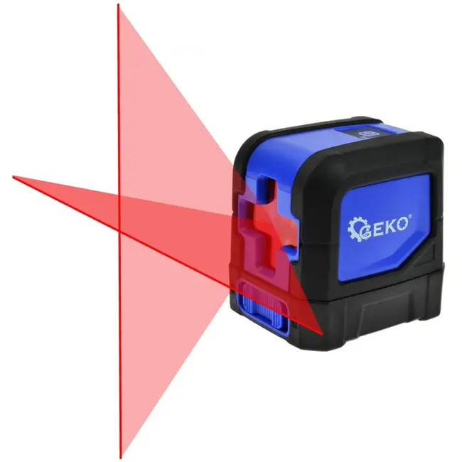 GEKO Zelfnivellerende laser - horizontaal/verticaal - IP54 - rood - 20m bereik