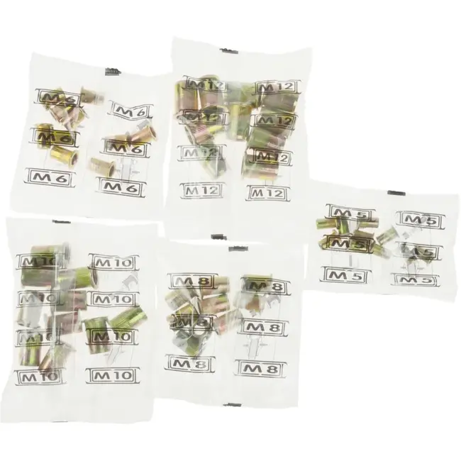 GEKO Riveteermachine - M5-M12 - Chroom-Molybdeen Staal - Inclusief Rivetmoeren - 330mm