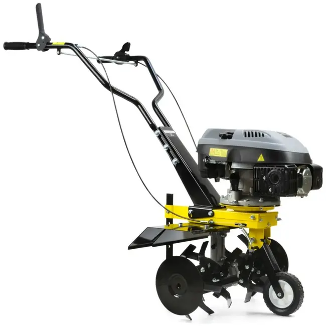 GEKO Benzine tuinfrees - 5.0 PK - 56 cm werkbreedte - 6 messen - handmatige start