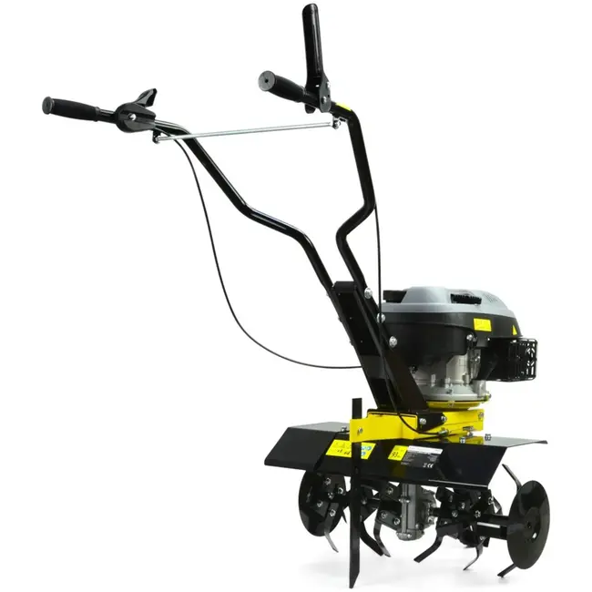 GEKO Benzine tuinfrees - 5.0 PK - 56 cm werkbreedte - 6 messen - handmatige start