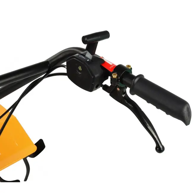 GEKO Benzine tuinfrees - 7PK - 85 cm werkbreedte - 6 messen - handmatige start