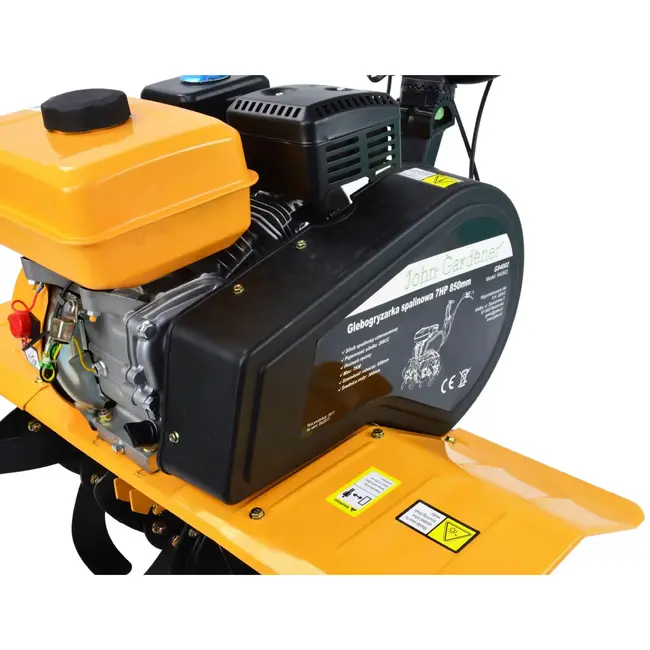 GEKO Benzine tuinfrees - 7PK - 85 cm werkbreedte - 6 messen - handmatige start