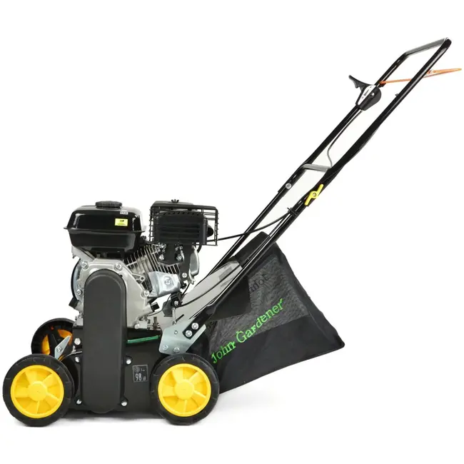 GEKO Benzine verticuteermachine - 40 cm werkbreedte - 6,5 PK - 6-traps hoogteverstelling - Stalen behuizing