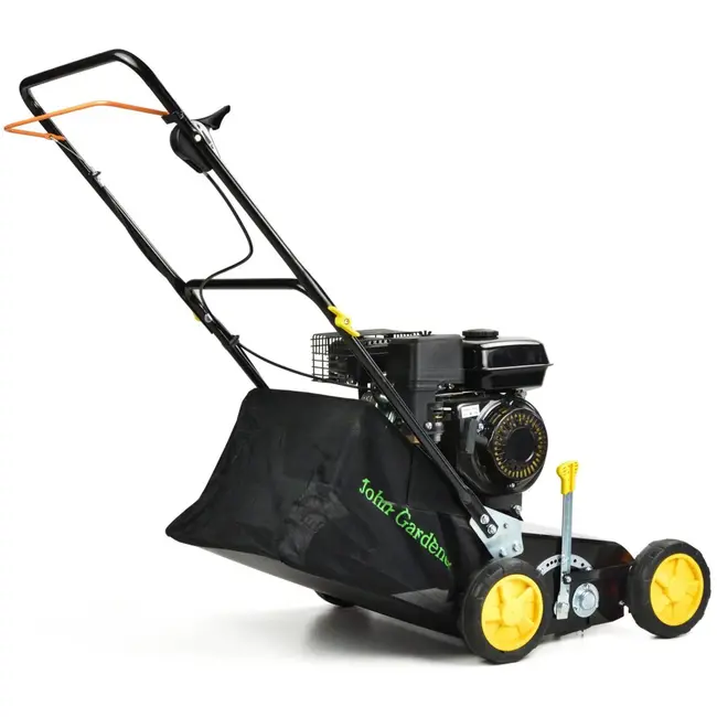 GEKO Benzine verticuteermachine - 40 cm werkbreedte - 6,5 PK - 6-traps hoogteverstelling - Stalen behuizing