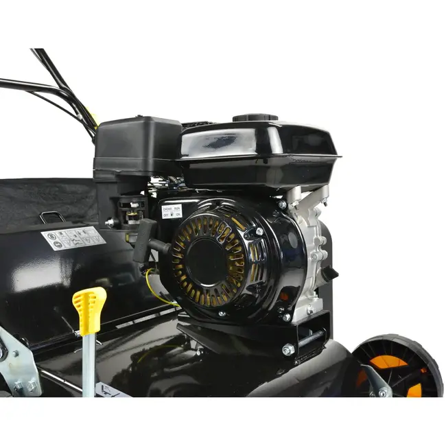 GEKO Benzine verticuteermachine - 40 cm werkbreedte - 6,5 PK - 6-traps hoogteverstelling - Stalen behuizing