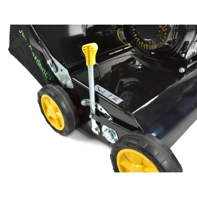 John Gardener Benzine verticuteermachine - 40 cm werkbreedte - 6,5 PK - 6-traps hoogteverstelling - Stalen behuizing