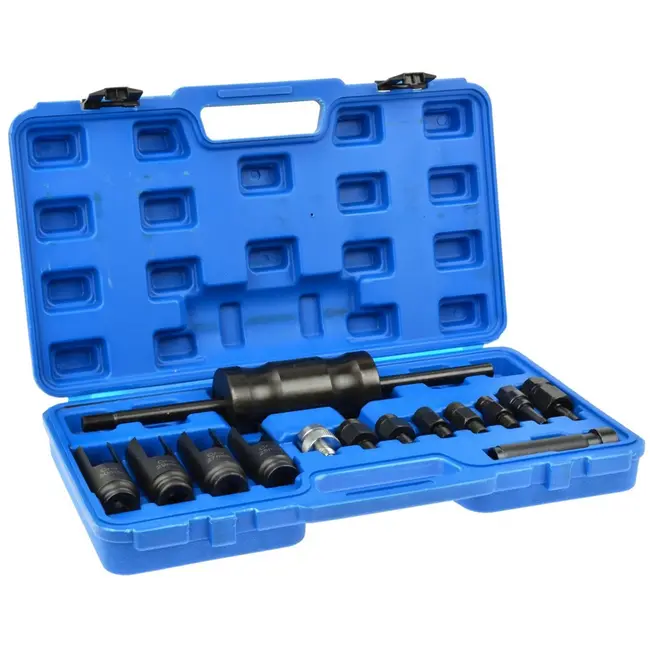 GEKO Injector puller set - veelzijdige adapters - CRV staal - 3,6 kg hamer - voor moeilijk bereikbare plekken
