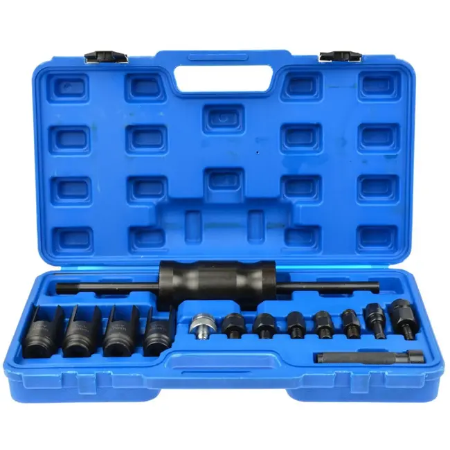 GEKO Injector puller set - veelzijdige adapters - CRV staal - 3,6 kg hamer - voor moeilijk bereikbare plekken
