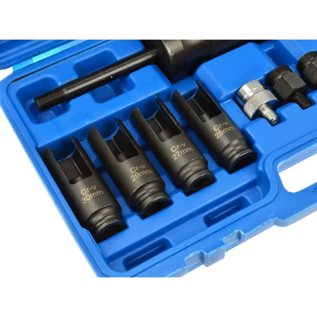 GEKO Injector puller set - veelzijdige adapters - CRV staal - 3,6 kg hamer - voor moeilijk bereikbare plekken