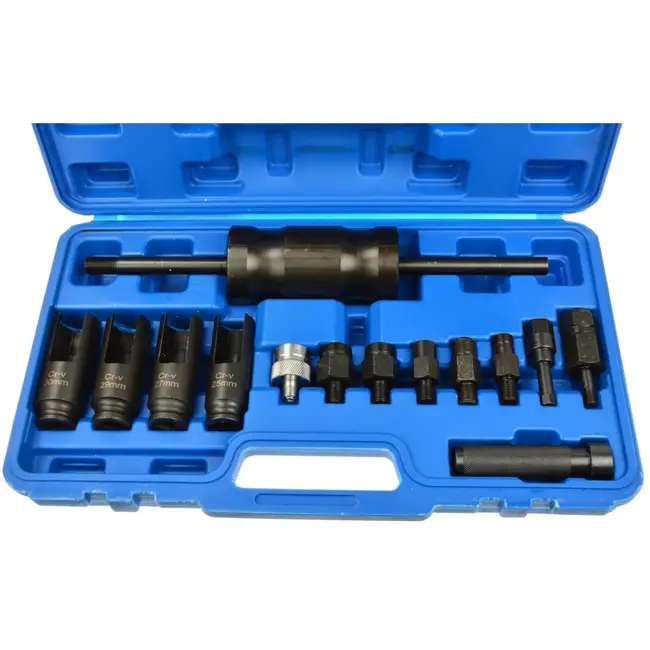 GEKO Injector puller set - veelzijdige adapters - CRV staal - 3,6 kg hamer - voor moeilijk bereikbare plekken