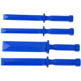 GEKO Plastic schraperset - impactbestendig nylon - 4 stuks - 18-36 mm