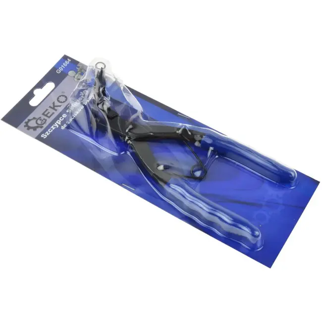 GEKO Interne gebogen borgveertang - 90° - Lange reikwijdte - PVC handgrepen - Tot 50 mm diep