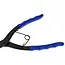 GEKO Interne gebogen borgveertang - 90° - Lange reikwijdte - PVC handgrepen - Tot 50 mm diep