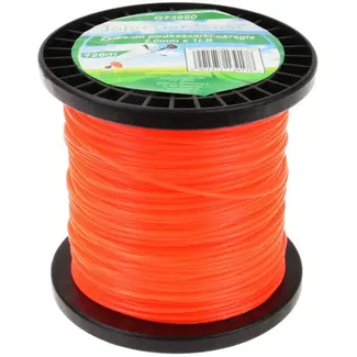 John Gardener Nylon trimmerdraad - rond - 2,0 mm - 126 m - duurzaam kunststof