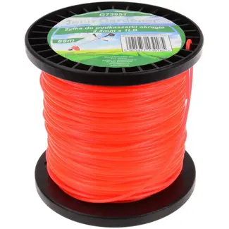 John Gardener Nylon trimmerdraad - rond - 2,4 mm - 88 m - duurzaam kunststof