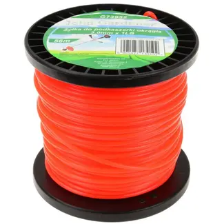 GEKO Ronde nylondraad - 3,0 mm - 56 m - Duurzaam kunststof