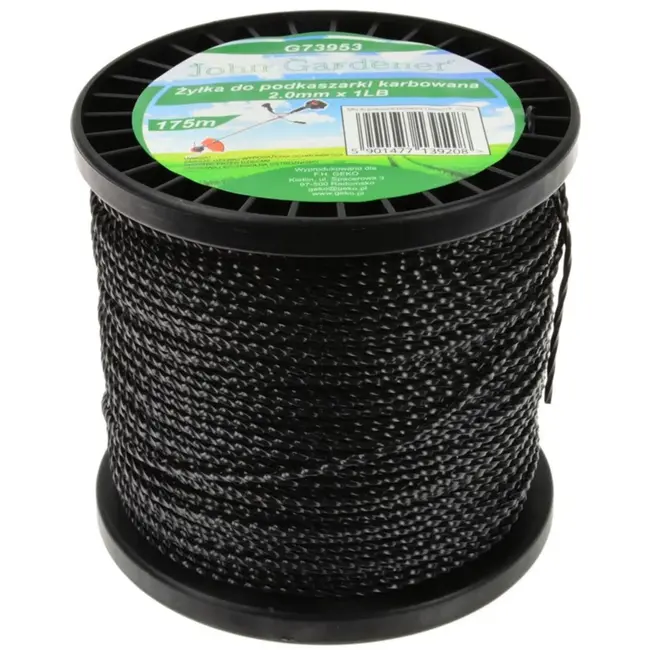 John Gardener Trimmerlijn - Gedraaid - 2,0 mm - 175 m - Duurzaam kunststof