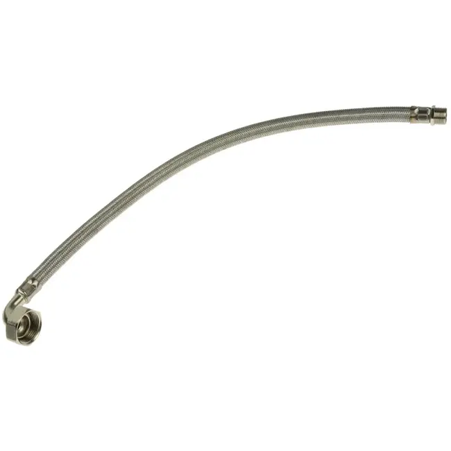 GEKO Flexibele roestvrijstalen slang - anti-vibratie - 60 cm - waterpomptoepassing