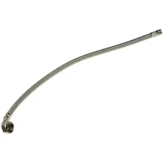 GEKO Flexibele roestvrijstalen slang - 70 cm - anti-vibratie - waterpomptoepassing