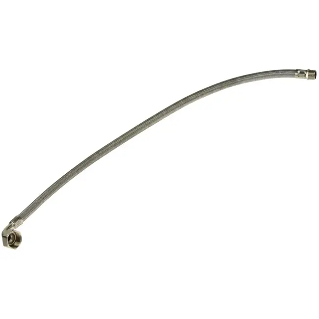 GEKO Flexibele roestvrijstalen slang - 80 cm - anti-vibratie - waterpomptoepassing