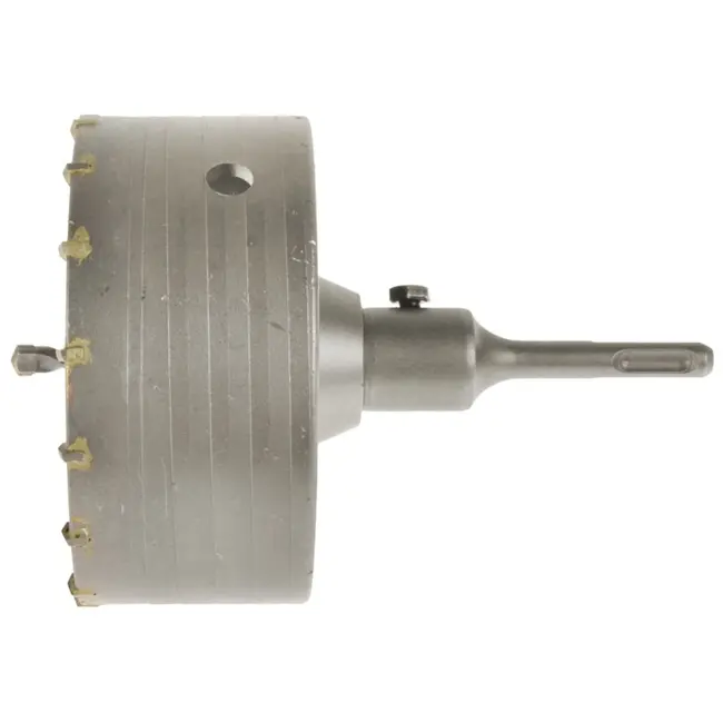 GEKO Metselwerk gatenzaag - TCT kernboor - 125 mm - robuust staal - SDS-plus schacht