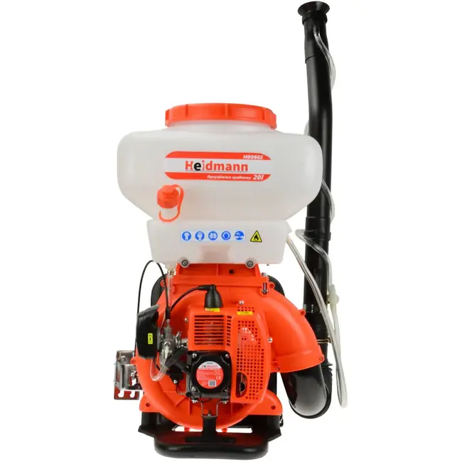 Heidmann Ruggedragen drukspuit - 20L tank - Ergonomisch ontwerp - Hoog vermogen - Lage brandstofconsumptie
